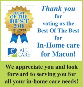 Best of the Best 2018 In-Home Care Provider Macon GA