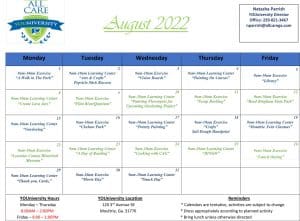 Adult Day Care Center in Moultrie Calendar